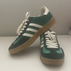 Adidas Gucci Green and White Classic Sneakers